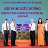 Chủ tịch UBTƯ MTTQ Việt Nam Đỗ Văn Chiến trao hỗ trợ 70 căn nhà đại đoàn kết cho tỉnh Tuyên Quang
