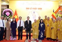 Chủ tịch nước Võ Văn Thưởng chúc mừng Đại lễ Phật đản tại TP Hồ Chí Minh