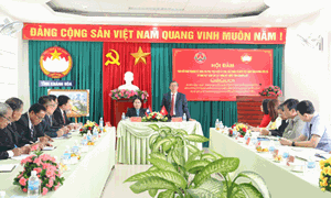 Ủy ban MTTQ Việt Nam tỉnh Khánh Hòa hội đàm với Ủy ban Mặt trận Lào xây dựng đất nước tỉnh Champasak