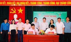 Ninh Bình: Ký kế hoạch phối hợp giữa Ủy ban MTTQ Việt Nam tỉnh và Chi nhánh Ngân hàng Chính sách xã hội tỉnh