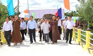 Ủy ban MTTQ Việt Nam xã Phú Đức tích cực đóng góp xây dựng nông thôn mới