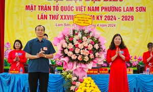 Hiệu quả từ việc đổi mới, nâng cao chất lượng Công tác Mặt trận ở Lam Sơn