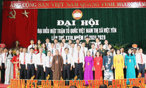 Bắc Giang: Đại hội MTTQ thị xã Việt Yên lần thứ XXIII