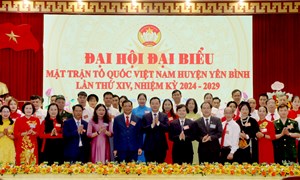 Yên Bái: Đại hội đại biểu Mặt trận Tổ quốc Việt Nam huyện Yên Bình lần thứ XIV