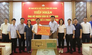 Bắc Giang: Tiếp nhận gần 72,5 tỷ đồng ủng hộ khắc phục thiệt hại do bão số 3