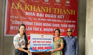 Quảng Bình: Hỗ trợ xây dựng 160 nhà Đại đoàn kết cho hộ nghèo