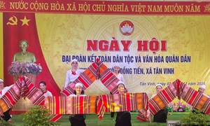 Hòa Bình: Rộn ràng Ngày hội Đại đoàn kết toàn dân tộc ở các khu dân cư