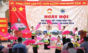 Các khu dân cư tưng bừng tổ chức Ngày hội Đại đoàn kết toàn dân tộc 