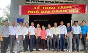 Long An: Chung tay 'xóa nhà tạm, nhà dột nát' cho hộ nghèo