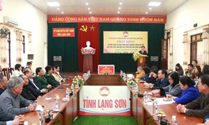 Ủy ban MTTQ tỉnh Lạng Sơn phát động phong trào thi đua thực hiện Chương trình hỗ trợ xóa nhà tạm, nhà dột nát 