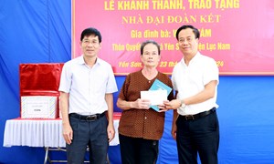 MTTQ các cấp tỉnh Bắc Giang nỗ lực thực hiện chương trình xóa nhà dột nát