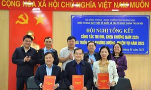 Khối thi đua MTTQ và các tổ chức chính trị - xã hội tỉnh Quảng Ngãi: Triển khai nhiệm vụ năm 2025