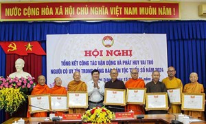 Sóc Trăng: Nhiều kết quả từ công tác phát huy vai trò của người có uy tín trong vùng đồng bào dân tộc thiểu số