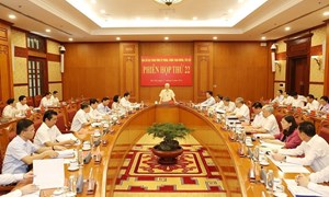Tổng Bí thư Nguyễn Phú Trọng chủ trì Phiên họp 22 Ban Chỉ đạo Trung ương về phòng, chống tham nhũng, tiêu cực