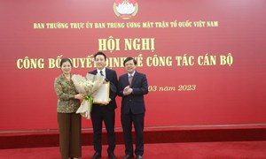 Bổ nhiệm ông Nguyễn Văn Dũng làm Phó Tổng Biên tập Tạp chí Mặt trận