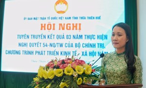 Thừa Thiên Huế tổ chức hội nghị tuyên truyền kết quả 3 năm thực hiện Nghị quyết 54 của Bộ Chính trị
