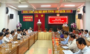 An Giang: Ủy ban Mặt trận Tổ quốc Việt Nam tỉnh tập huấn Báo cáo viên quý I/2023