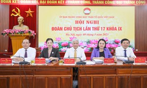 Hội nghị Đoàn Chủ tịch Uỷ ban Trung ương MTTQ Việt Nam lần thứ 17, khoá IX