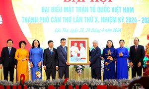 Đại hội đại biểu MTTQ Việt Nam thành phố Cần Thơ lần thứ X, nhiệm kỳ 2024-2029: “Đoàn kết - Dân chủ - Sáng tạo - Phát triển“
