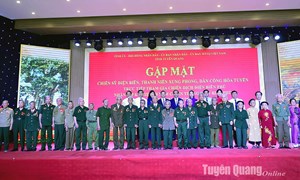Tuyên Quang: Gặp mặt Chiến sỹ Điện Biên, thanh niên xung phong, dân công hỏa tuyến trực tiếp tham gia Chiến dịch Điện Biên Phủ