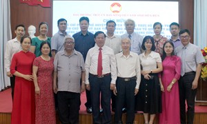 Nguyên lãnh đạo Ủy ban Trung ương MTTQ Việt Nam thăm, làm việc với Ủy ban MTTQ Việt Nam tỉnh Điện Biên