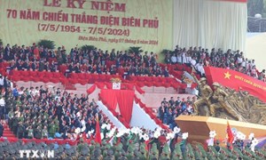 Lễ diễu binh, diễu hành kỷ niệm trọng thể 70 năm Chiến thắng Điện Biên Phủ