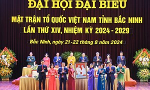 Phó Chủ tịch - Tổng Thư ký Nguyễn Thị Thu Hà dự Đại hội đại biểu MTTQ Việt Nam tỉnh Bắc Ninh lần thứ XIV, nhiệm kỳ 2024-2029