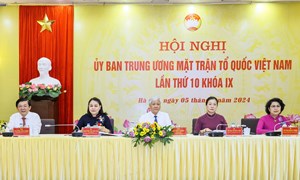 Hội nghị Ủy ban Trung ương MTTQ Việt Nam lần thứ 10, khóa IX, nhiệm kỳ 2019-2024