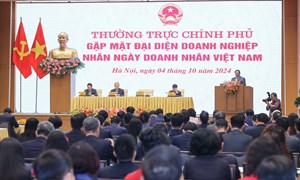 Thủ tướng: Doanh nghiệp, doanh nhân Việt Nam thực hiện '5 tiên phong' phát triển cùng đất nước