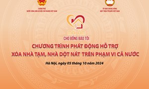 20h00 tối nay sẽ diễn ra Chương trình phát động hỗ trợ xóa nhà tạm, nhà dột nát trên phạm vi cả nước với chủ đề “Mái ấm cho đồng bào tôi”