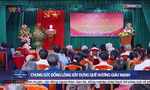 Lãnh đạo Đảng, Nhà nước tham dự Ngày hội đại đoàn kết toàn dân tộc năm 2024