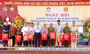 Lãnh đạo Đảng, Nhà nước, MTTQ Việt Nam tham dự Ngày hội đại đoàn kết toàn dân tộc tại các khu dân cư