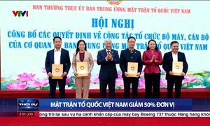 Mặt trận Tổ quốc Việt Nam giảm 50% đơn vị