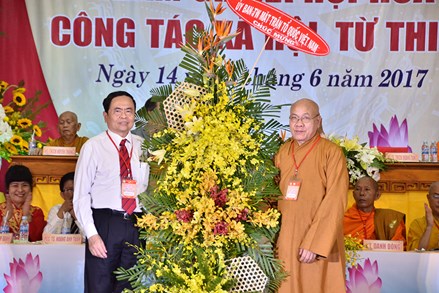 Phát huy vai trò Phật giáo tham gia xã hội hoá công tác xã hội, từ thiện