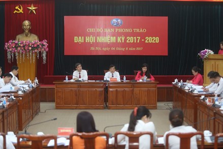 Đại hội Chi bộ điểm Ban Phong trào Cơ quan Ủy ban Trung ương MTTQ Việt Nam