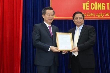 Đồng chí Nguyễn Quang Dương giữ chức Bí thư Tỉnh ủy Bạc Liêu