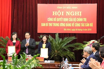 Đồng chí Đào Hồng Lan được luân chuyển làm Phó Bí thư Tỉnh ủy Bắc Ninh 