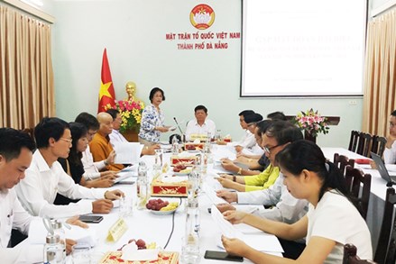 Gặp mặt đại biểu Đà Nẵng dự Đại hội MTTQ Việt Nam lần thứ IX