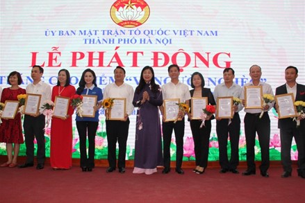Thành phố Hà Nội phát động Tháng cao điểm 'Vì người nghèo' năm 2019