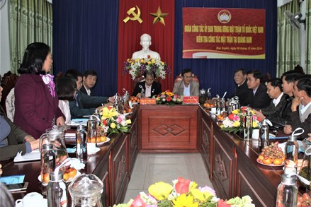 Duy Xuyên (Quảng Nam): Không ngừng xây dựng và tăng cường khối đại đoàn kết toàn dân