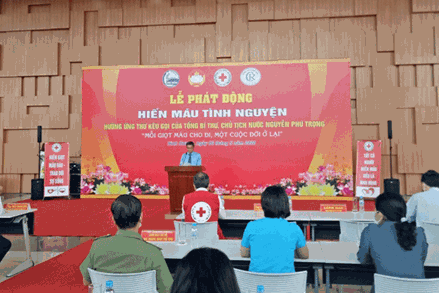 Ủy ban MTTQ Việt Nam tỉnh Bình Dương tổ chức Lễ phát động hiến máu tình nguyện