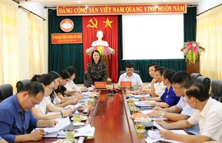Kiểm tra việc giám sát thực hiện các chính sách hỗ trợ người dân gặp khó khăn do đại dịch Covid-19 tại tỉnh Ninh Bình