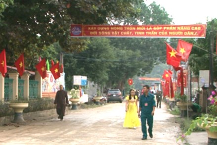 Huyện Vĩnh Lộc thực hiện tiêu chí môi trường gắn với xây dựng nông thôn mới