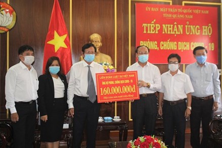 Mặt trận tỉnh Quảng Nam ủng hộ chống dịch Covid-19