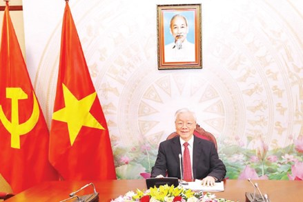 Tổng Bí thư, Chủ tịch nước Nguyễn Phú Trọng điện đàm với Bí thư thứ nhất Đảng Cộng sản Cu-ba Ra-un Ca-xtơ-rô