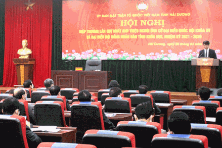 Ủy ban MTTQ Việt Nam tỉnh Hải Dương tổ chức Hội nghị hiệp thương lần thứ nhất