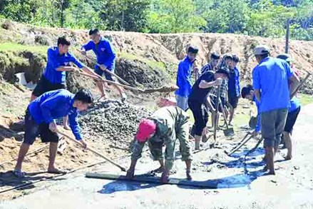 Xây dựng nông thôn mới ở bản Pù Toong