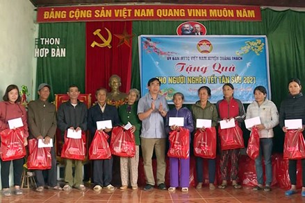 Ủy ban MTTQVN huyện Quảng Trạch: Chung tay vì người nghèo