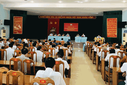 Gia Lai: Huyện Krông Pa và thị xã Ayun Pa tổ chức hội nghị tiếp xúc cử tri với những người ứng cử đại biểu Quốc hội khóa XV để vận động bầu cử