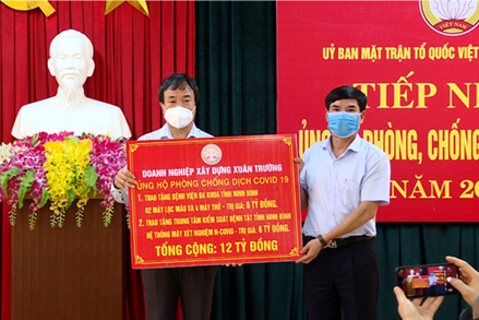 Thanh Hóa, Cần Thơ, Bình Dương, Ninh Bình kêu gọi ủng hộ hoạt động phòng, chống dịch COVID-19